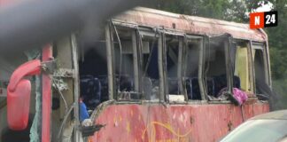 ¡Tragedia en la carretera: 7 muertos en vuelco de autobús rumbo a México!