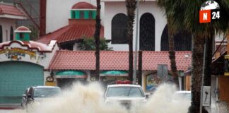 ¡Ileana azota Baja California Sur con lluvias torrenciales! Sigue la tormenta en tiempo real