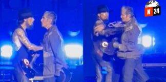 ¡Caos en el escenario! Líder de Jane’s Addiction se enfrenta a su guitarrista en pleno concierto