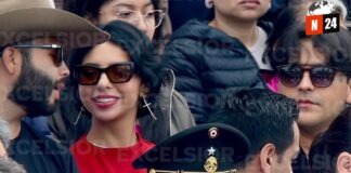 ¡Amor y Patriotismo! Ángela Aguilar y Christian Nodal se unen en el Desfile Militar del Día de la Independencia