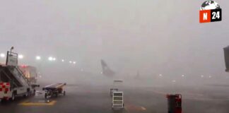 ¡Lluvias torrenciales paralizan el AICM! Descubre cómo los viajeros se enfrentan a los desafíos