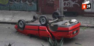 ¡Tragedia en las calles de Iztapalapa! Automóvil se estrella y deja una víctima mortal