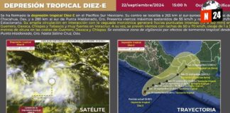 ¡Alerta máxima! La tormenta tropical John se acerca a las costas de México