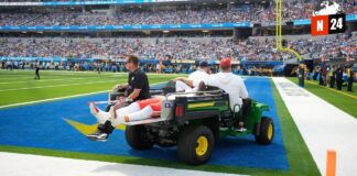 ¡Estrella de los Chiefs sufre lesión de rodilla en choque con Mahomes! ¿Podrá volver a jugar esta temporada?