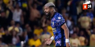 ¡Tensión en el campo de juego! Jugadores del América y León se enfrentan en un choque apasionado