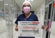 ¡Trabajadores de la salud se unen en protesta por mejores condiciones laborales!