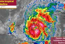 ¡Alerta máxima! Tormenta Tropical Nadine azota el sureste de México