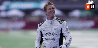 ¡Brad Pitt se roba el show en el Gran Premio de México de Fórmula 1!