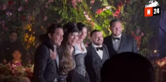 ¡Sorpresa! Ángela Aguilar y Cristy Nodal demuestran su estrecha conexión en una elegante celebración