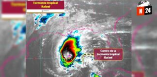 ¡Sigue de cerca la trayectoria de la tormenta tropical ‘Rafael’ que se acerca a Yucatán!