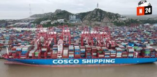 ¡Gigantes eléctricos del mar! Los portacontenedores más grandes del mundo llegan a China