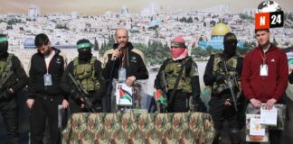 ¡Liberados! Tres rehenes israelíes intercambiados por 369 presos palestinos