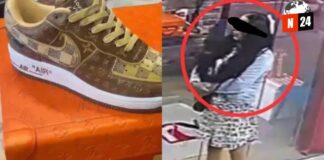 Robo de lujo: Detienen a joven por sustraer tenis Nike x Louis Vuitton tallados en madera valuados en $1 millón