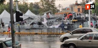 Escenario colapsa en CDMX antes de concierto de Alicia Villarreal: 7 heridos