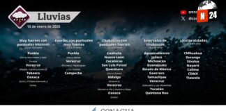 Frente Frío 27 Desata Lluvias Intensas y Gélido Descenso de Temperaturas en México