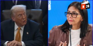 Trump califica a Delcy Rodríguez como “fantástica” en llamada clave sobre Venezuela